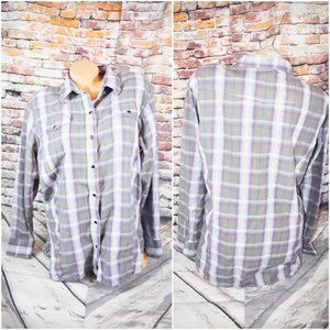 Walls XLarge Pearl Snap Western Plaid Work Shirt